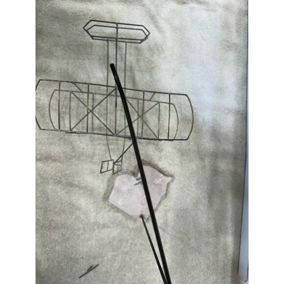 Vintage Airplane Wire Sculpture/model/brutalist/kinetic/desktop - Picture 3 of 4